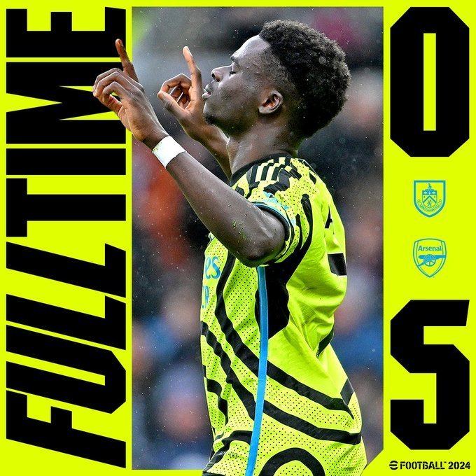 阿森纳击败伯恩利，夺得胜利